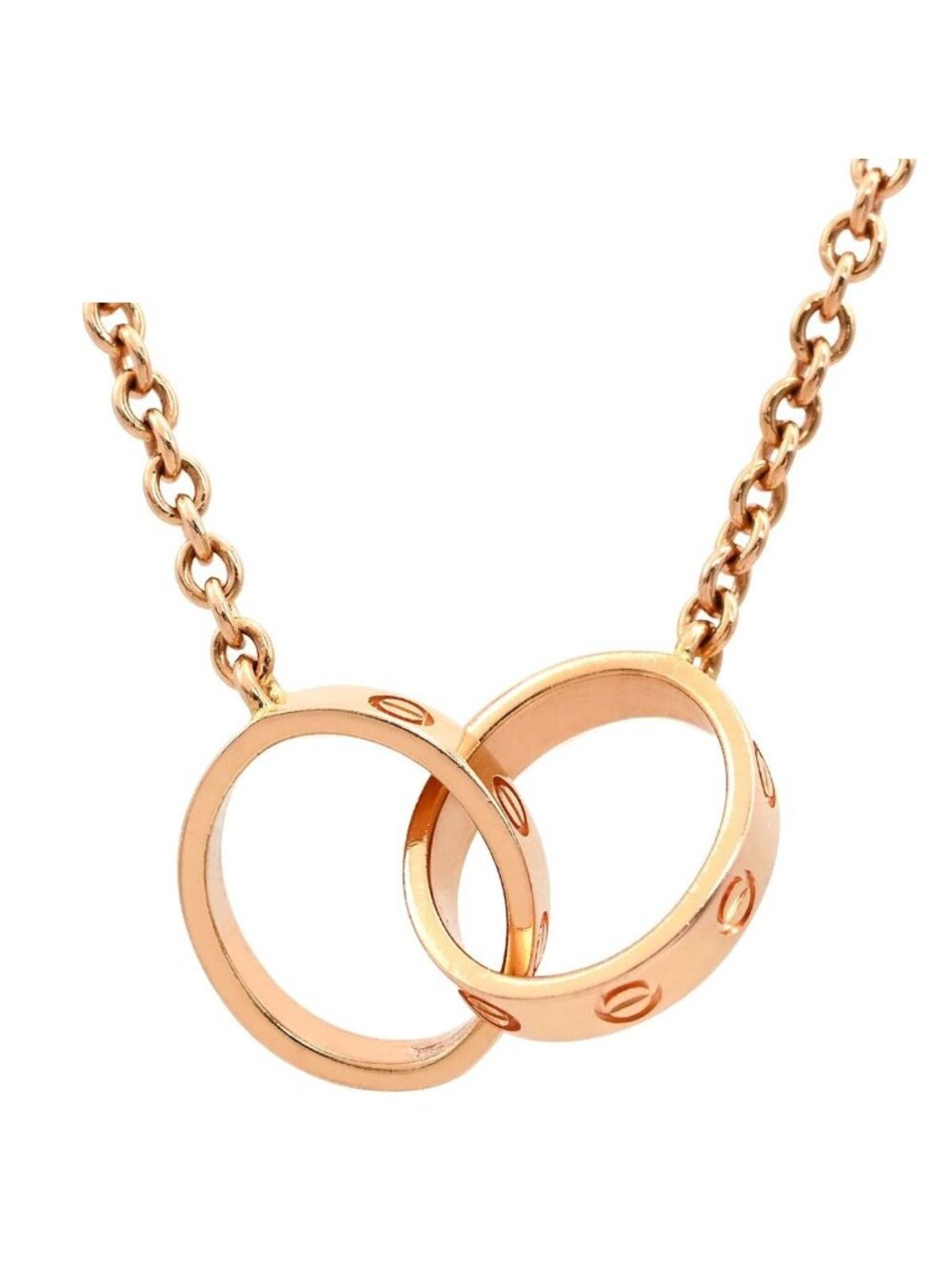 Cartier Necklace Baby Love Pink Gold 18
